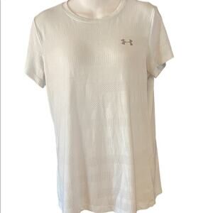 Under Armour Pale Ice Blue Short Sleeve Womens Medium T-Shirt